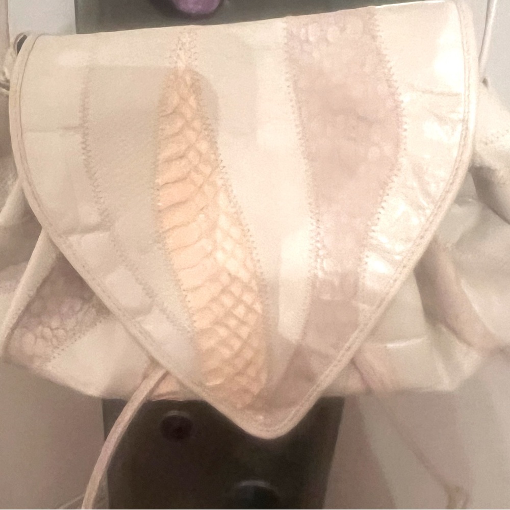 Vintage Andre Cellini Textured Patchwork Handbag - image 3